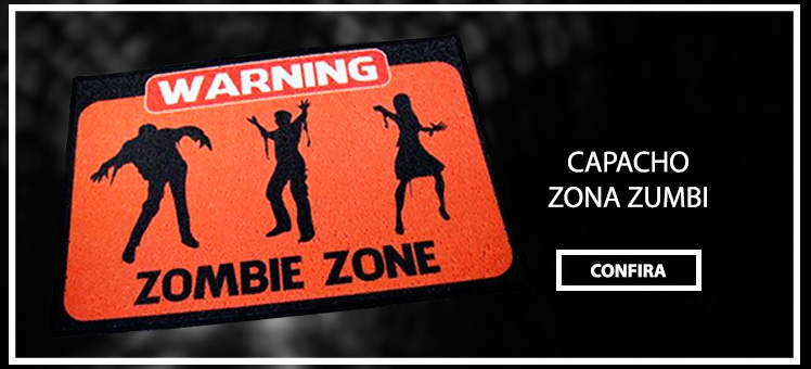 Produtos assustadores para o Halloween - Capacho Zona Zumbi